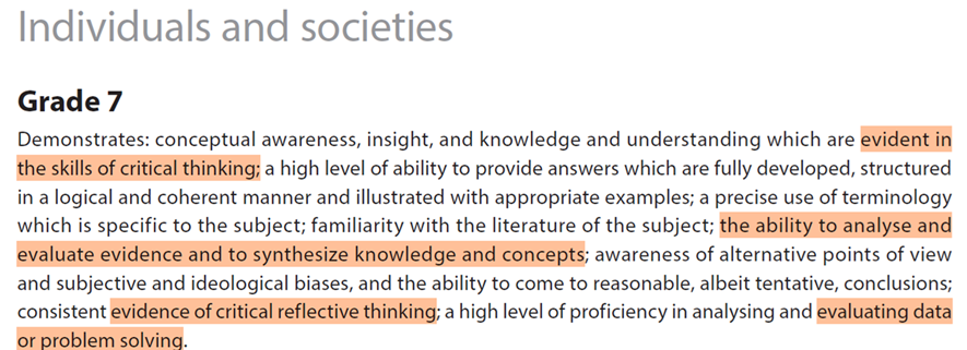 Individuals and Societies Grade 7